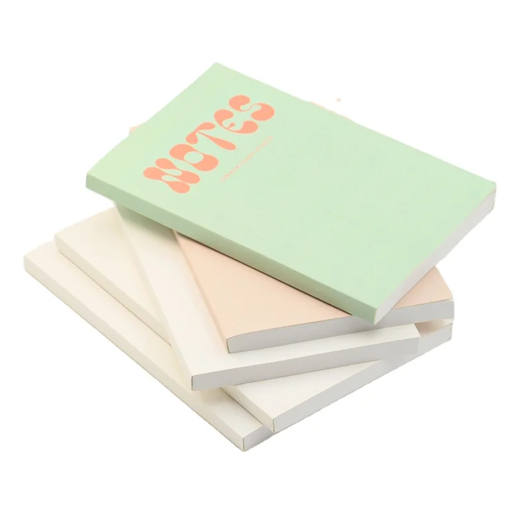 School Office Writing Book Softcover Glue Binding A5 Dairy Notebook Journal Thick Personalized Notebook Wholesale