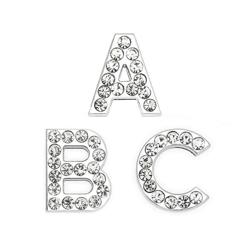 Wholesale Shoes Accessories Cheap Metal Charm Clogs Decoration Custom Letters Bling Luxury Designer Pieces