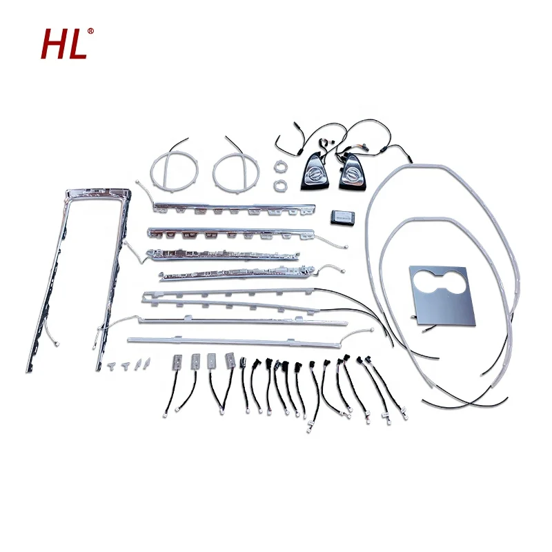 High-quality Stylish 64 Colors Car Atmosphere Light Advanced Modified Ambient Light For Tesla Model Y Auto Lighting System