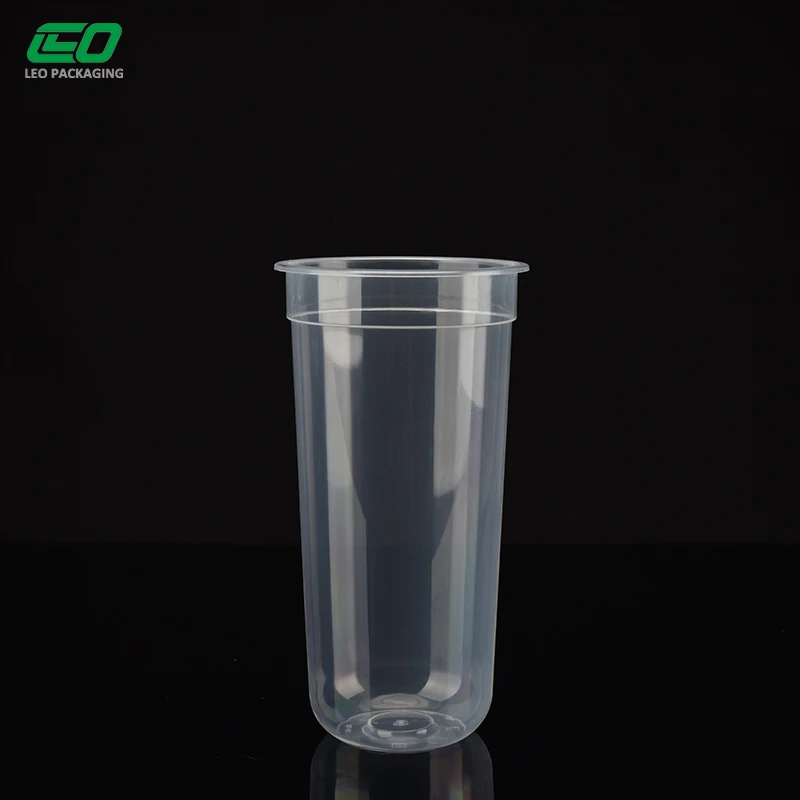custom printed disposable plastic cup bubble milk tea cup injection cups