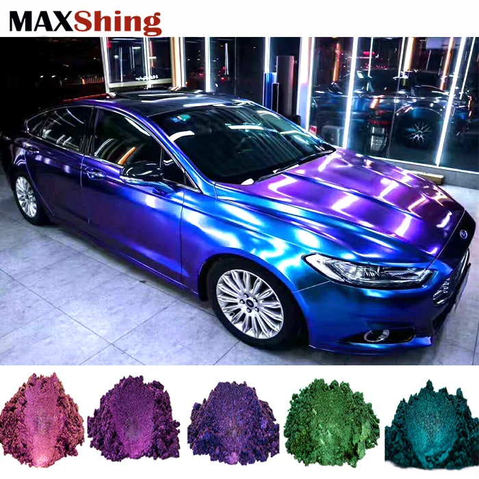 Color shifting Car Pigment Powder Chameleon Flakes Color Changing Cameleon Pigment For Auto Paint & Coating