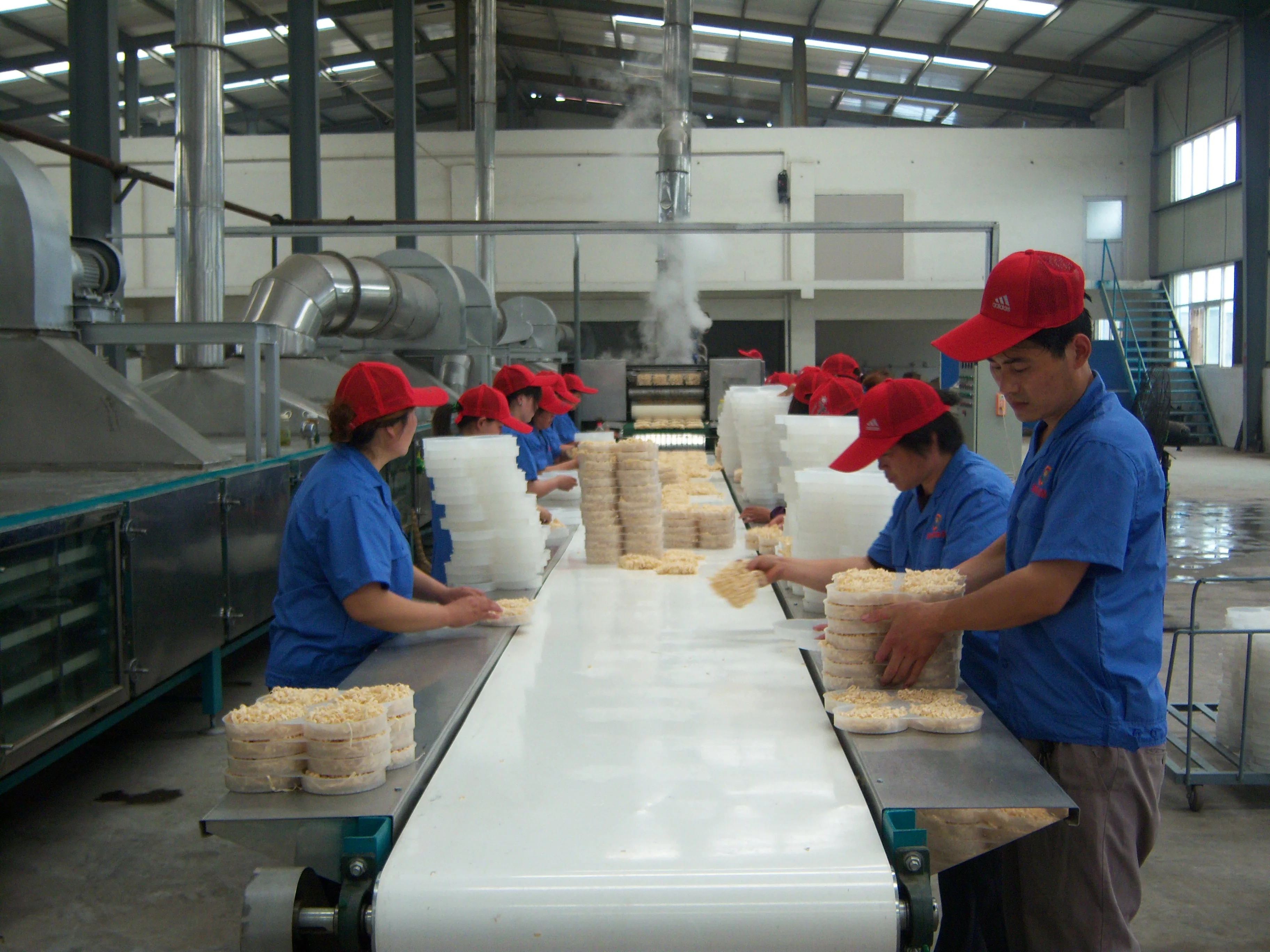Hand-made Dried Bird Nest Noodle Making Machine Steamed Dried  Noodle Making Production Line