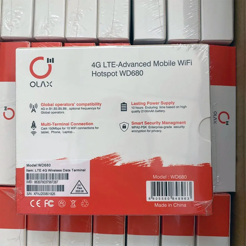  Самый дешевый 3G 4G LTE 150 Мбит/с Wifi беспроводной маршрутизатор Moden Olax WD680 B1/3/5/8 похожий на
