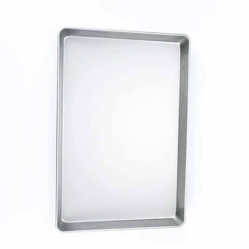 Bakeware Non-Stick Rectangular Baking Tray Commercial Aluminum Cake Pastry Baking Sheet Pan For Food Factory