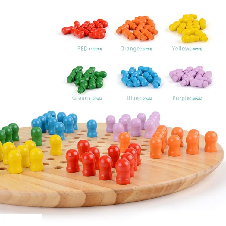 Wholesale international chess game wooden intelligent game toys wooden chess board sets