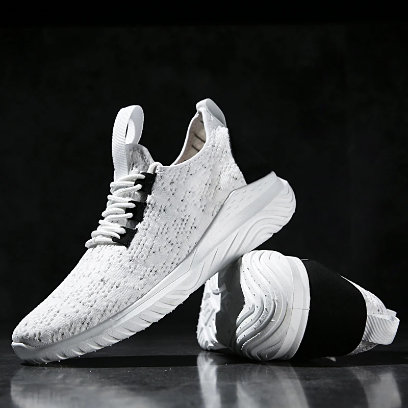 
sneaker manufactuer custom breathable gym knit sneakers shoe for man yanshi shoes sneakers for men 2021 shoess 
