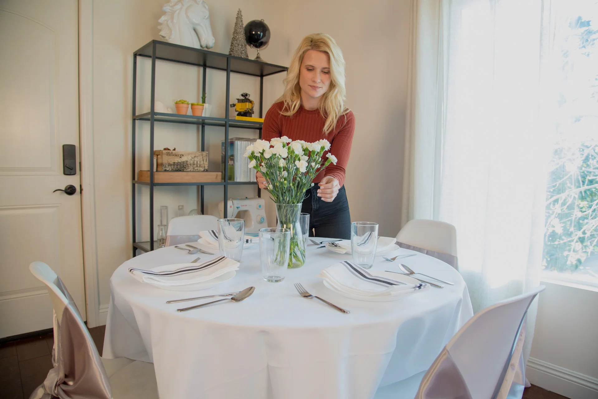 Wholesale 120Inch high quality 100% polyester round tablecloths decoration banquet wedding table cloths