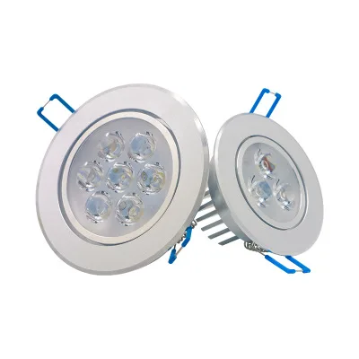Aluminum Ceiling Spotlight 3W 5W 7W 9W 12W 15W 18W 24W Recessed LED Ceiling Light