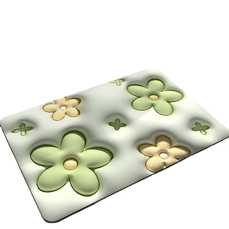 Hot sales simple animal bathroom carpet bathroom door non-slip floor mat