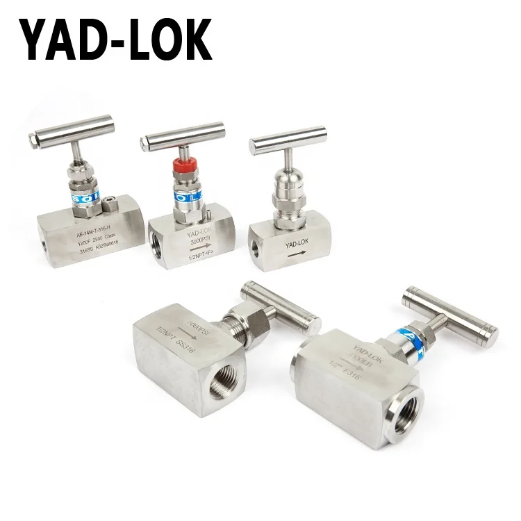 YAD-LOK Wenzhou 1/4 Npt 2000Psi Stainless Steel Needle Valve For Water