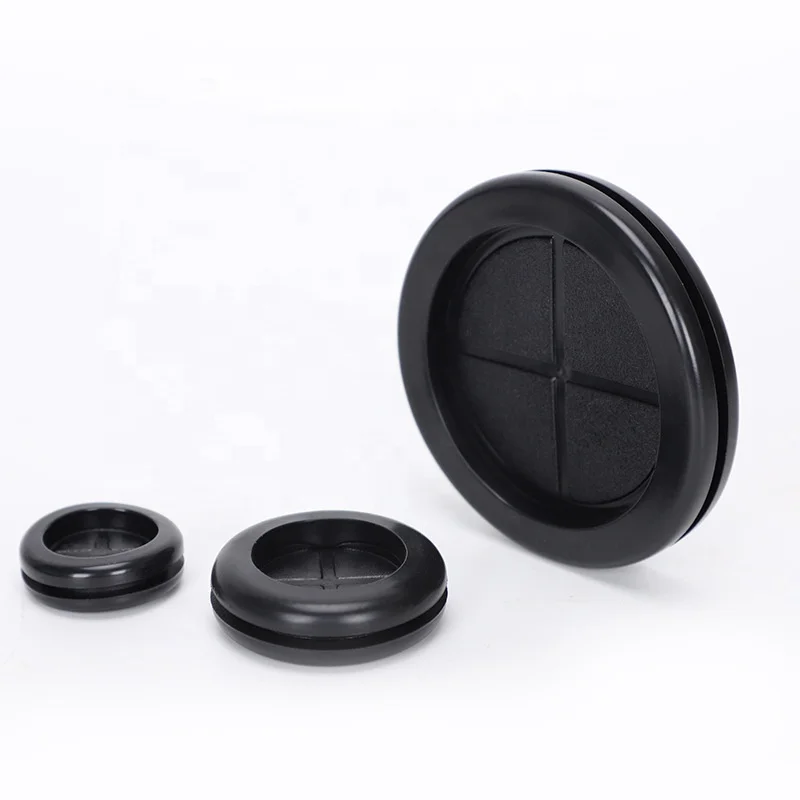 neoprene Compressor Large Black Electric Round Rubber Electronics Custom Waterproof Push In Sbr Grommet