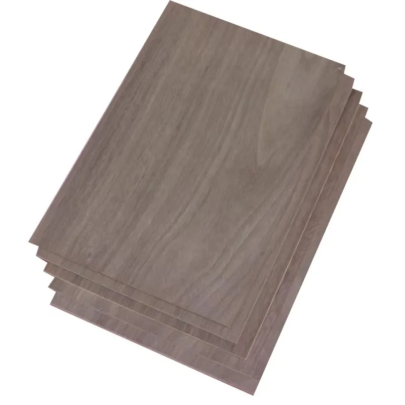Linyi Natural Burma Teak Sapele Red Oak Wood Ash Wood Black Walnut Veneer Fancy Plywood