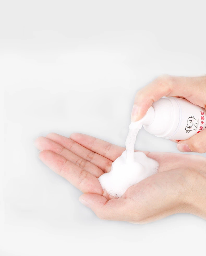 Fluorine Free Teeth Whiten Toothpaste Lemon Children Flavor Oral Cleaning Foam Toothpaste For Kids