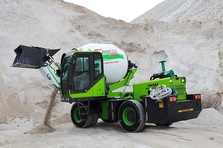 Factory outlet HUAYA 3m3 Automatic loading concrete mixer truck 350L mini Concrete mixer cement mixers with Euro5