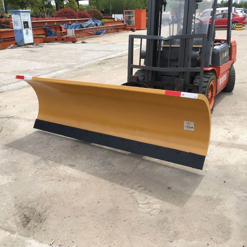 truck skid steer loader snow shovel machine snow blade hydraulic snow plow for sale