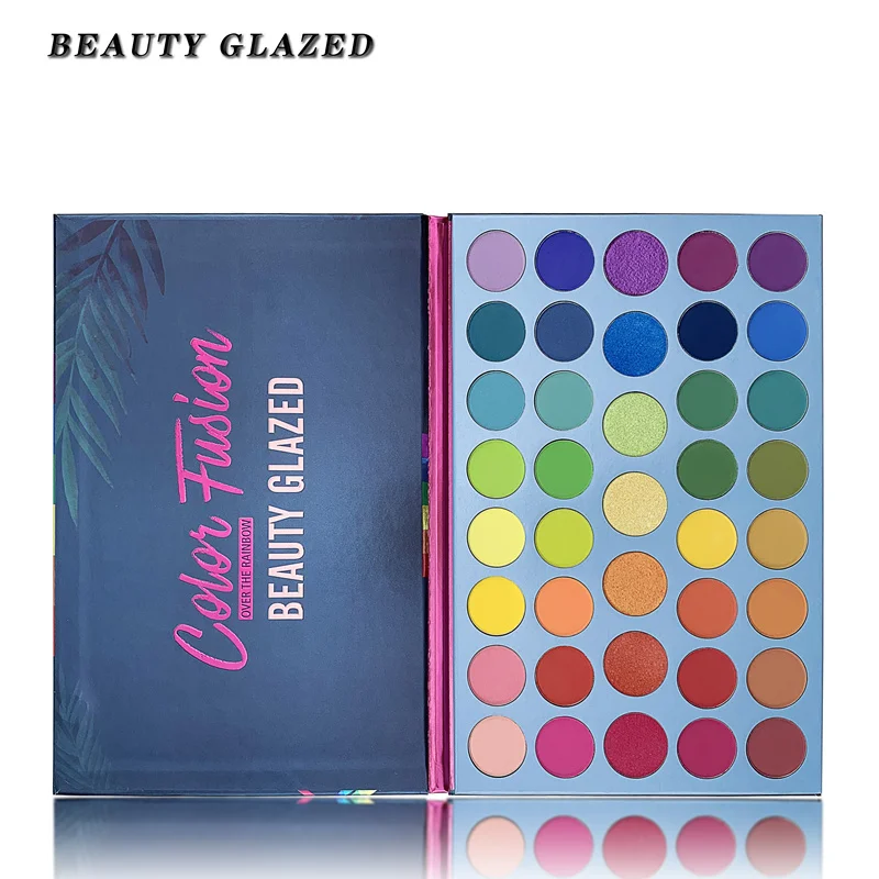  BEAUTY GLAZED тени для век 39 цветов Палитра хайлайтер неоновый пигмент матовые