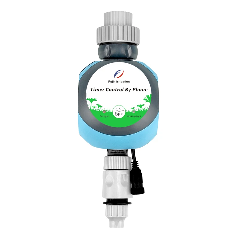 FUJIN IRRIGATION 2.4G WIFI Bluetooth dual control controller IP68 Garden Irrigation Water timer Sprinkler Timer FJKW002C