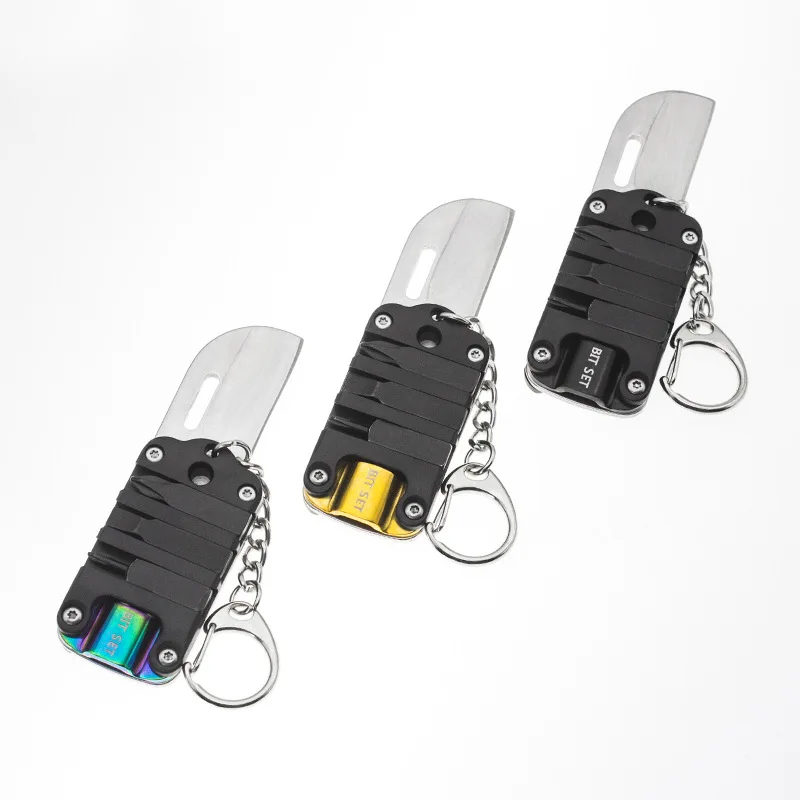 novelties 2024 multifunctional coin black mini pocket key gadget portable Portable