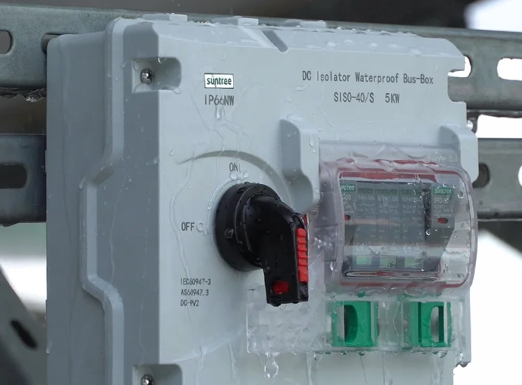 DC 1200V Plastic Electrical solar energy panel pv  combiner box junction boxes with  disconnect switch