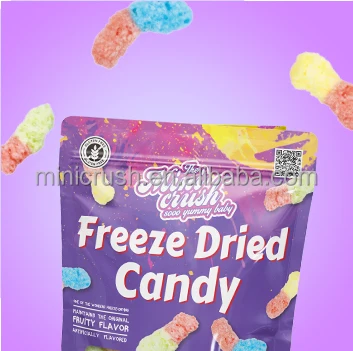 New arrival sweets  candy  snacks freeze dried gummy worms