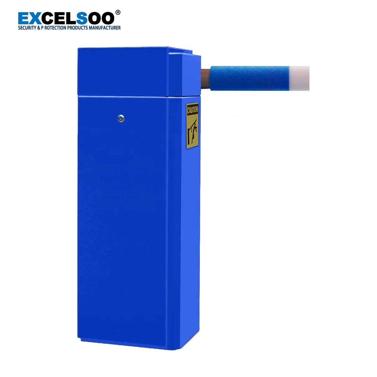 Highway tollgate barrier with round boom automatic manual control barrier gate