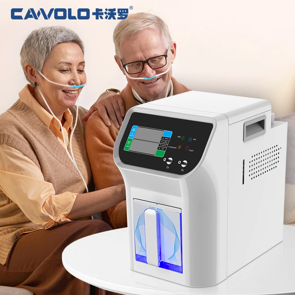 Cawolo New Arrivals 1500ml Large Flow Hydrogen Inhaler Pem Technology Hydrogen Inhalation Machine Breathing