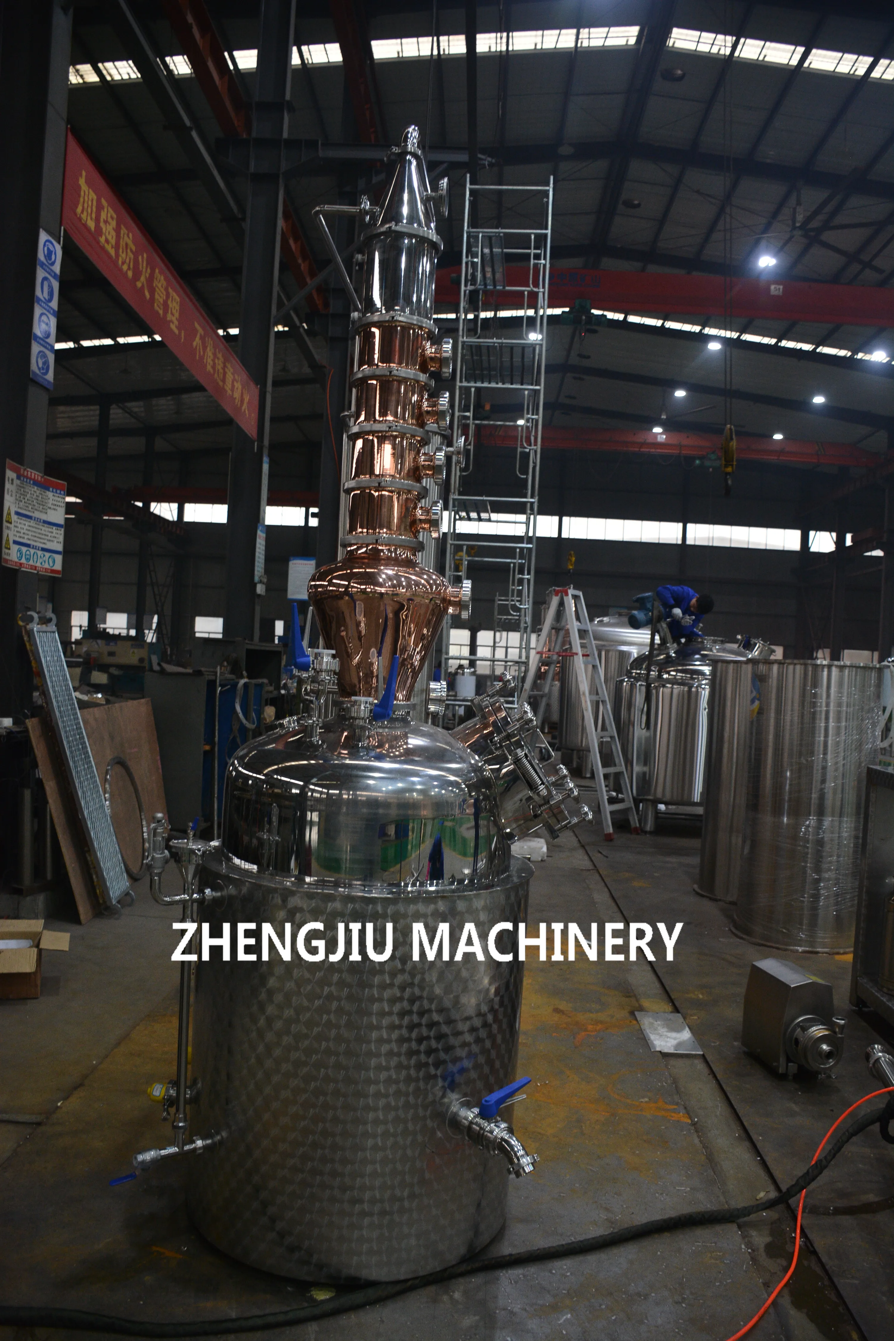 distillation column other beverage & wine machines distil grain