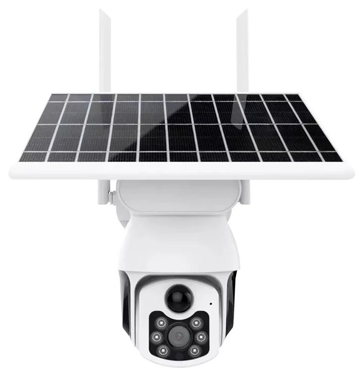 TUYA 17SEE APP 3MP Outdoor PTZ Solar Powered Security CCTV Camera Wireless Cameras De Seguridad Camara 4G Sim Card Solar Camera
