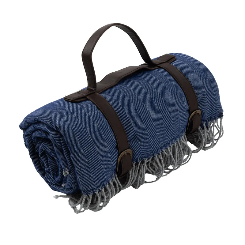 Kingcason 2021New Design Camping mat Sandfree Portable Outdoor Picnic Blanket with Fringe