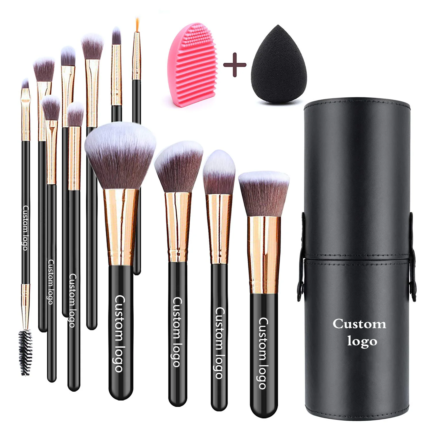 China professional makeup brushes Best quality personalized cosmetics Eyeshadow Foundation Highlight Brushes