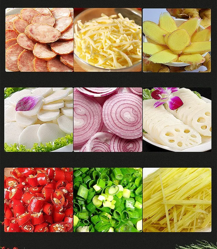 Multifunctional stainless steel vegetable potato cutter commercial carrot shredder with a cheap price