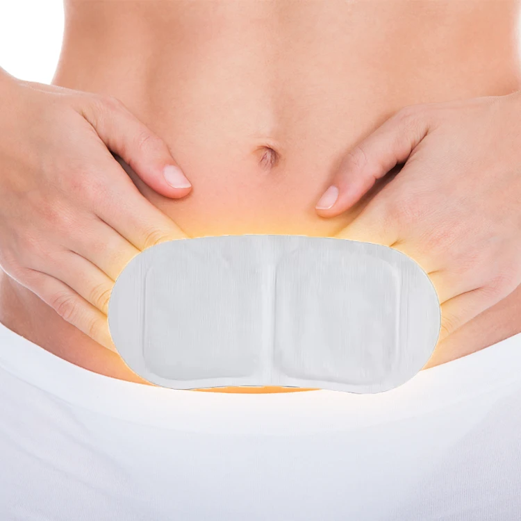 Wholesale Custom Women Menstrual Cramp Relief Patch Heat Pack Period Menstrual Pain Relief Patch