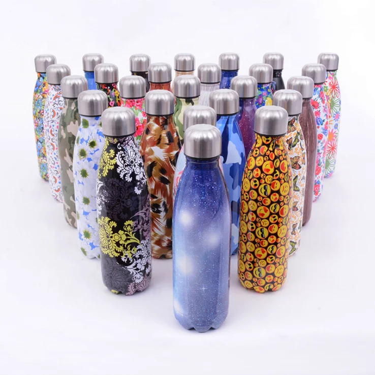 Hot selling 500ml single color insulated drinking water bottle stainless steel