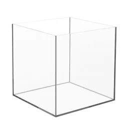 JAYI Custom Size Clear 5 Sided Acrylic Box