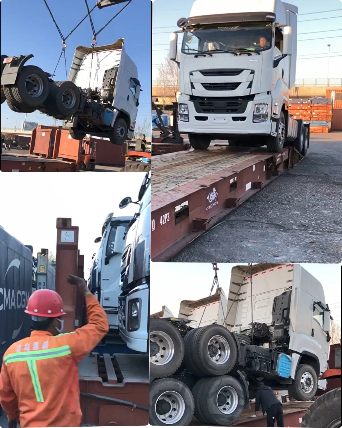 isuzu giga loading 