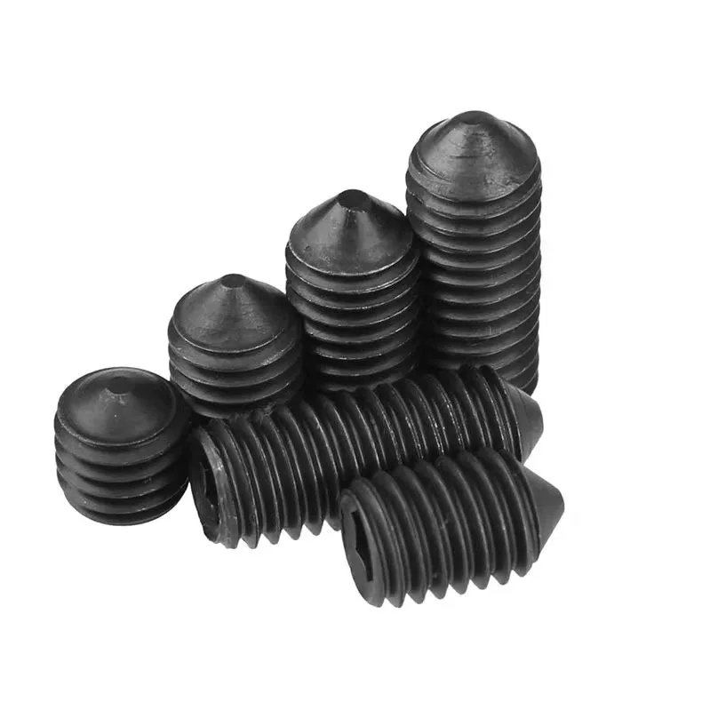 Best price M2 M3 M4 M5 4-40 Blind Headless Flat Cup Point Hexagon Socket Grub Set Screw Stainless Steel