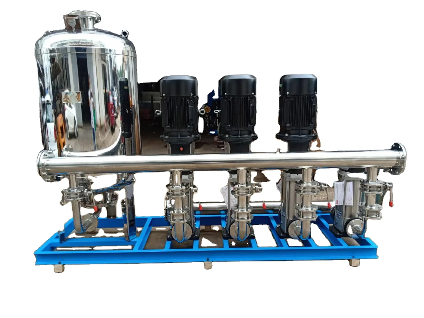 High Pressure Electric/Hydraulic Water Pump Multistage Booster with Pressure Switch for Water Supply 0.37kW-37kW Power Output