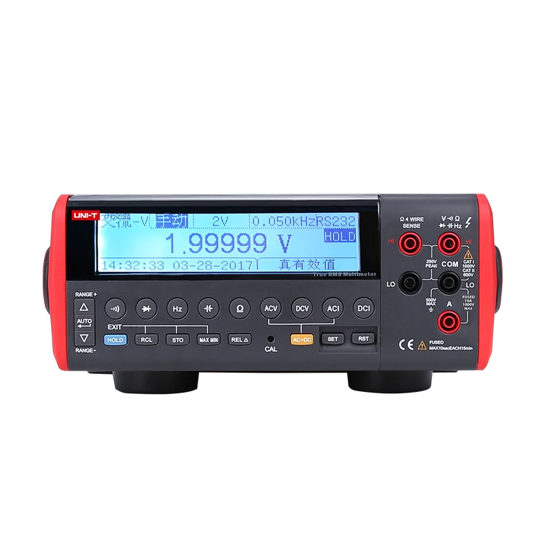 UNI-T UT805A Desktop Digital Multimeter High Precision True RMS Multimeter Liquid Crystal Display USB / RS232 Data Transfer