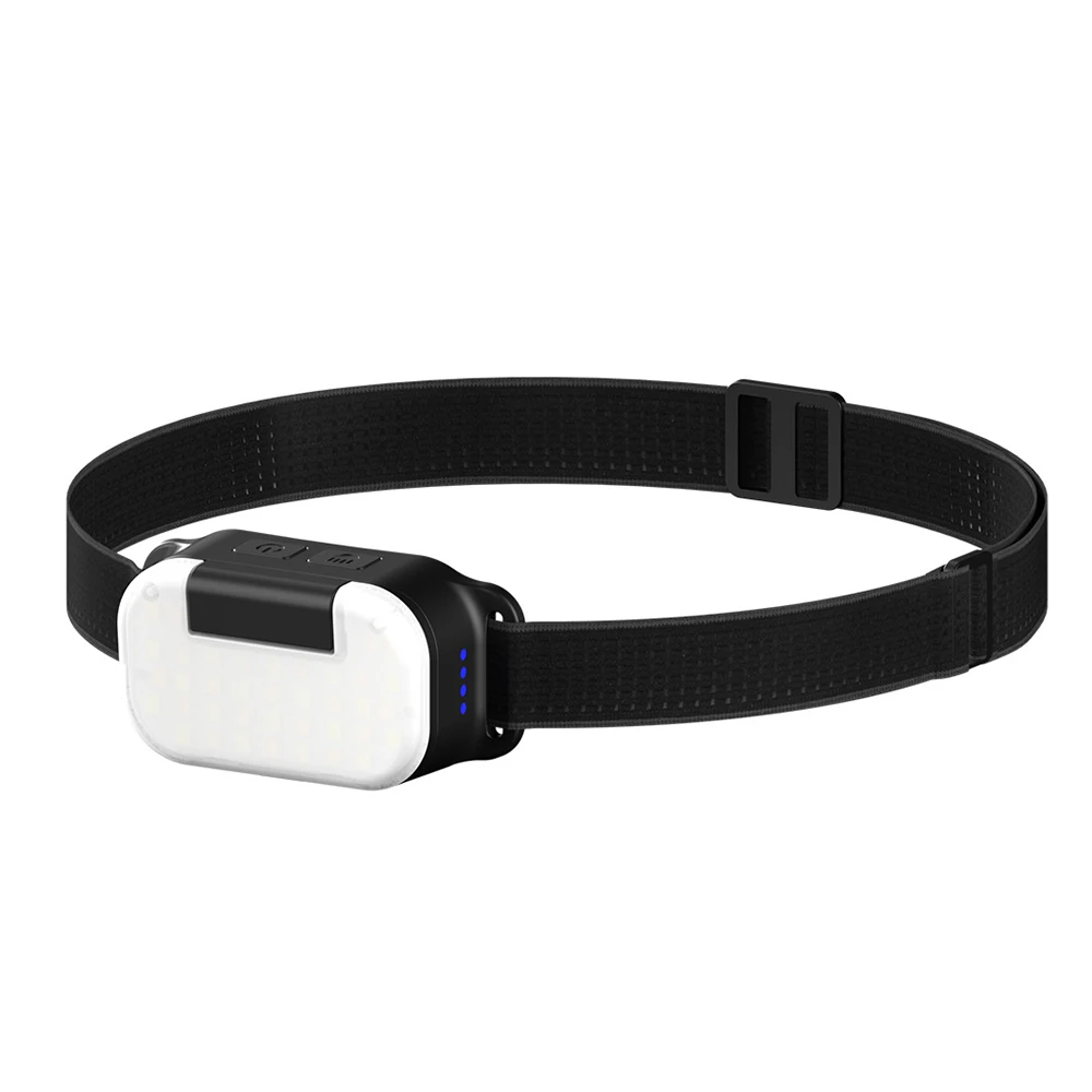 Led Head Lamp Camping Running Waterproof COB USB-C Red White  Powerful Headlamp Rechargeable Headlight