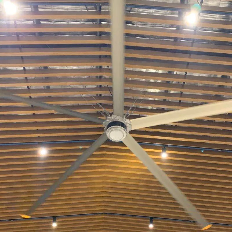 6.3M 20ft Industrial Ceiling Fan PMSM Motor 220V For Church