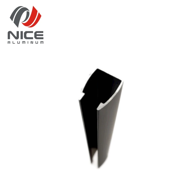 factory direct sell low quality frameless profile u channel clamp 5mm,6mm glass railing aluminum c channel and u channel profile