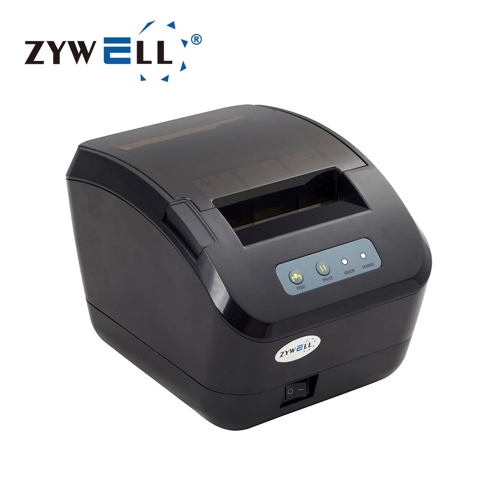 ZYWELL price tag machine Impresora de etiquetas adhesivas multifunctional thermal receipt label printer