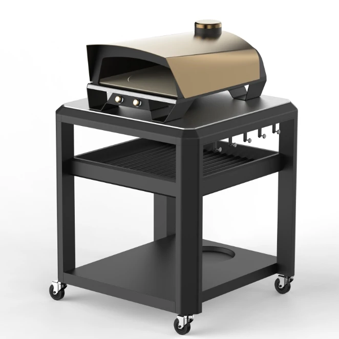 Grey BBQ Grill cleaning brick Pumice Stone brick barbecue Wood pellet two in one 12 inch bigger size Gas pizza oven 676-23