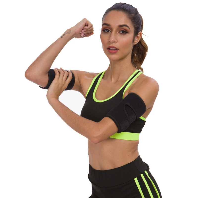 OEM adjustable neoprene sbr elasticity yoga basketball sport elbow arm wrap strap sweatband brace support for outdoor exercise