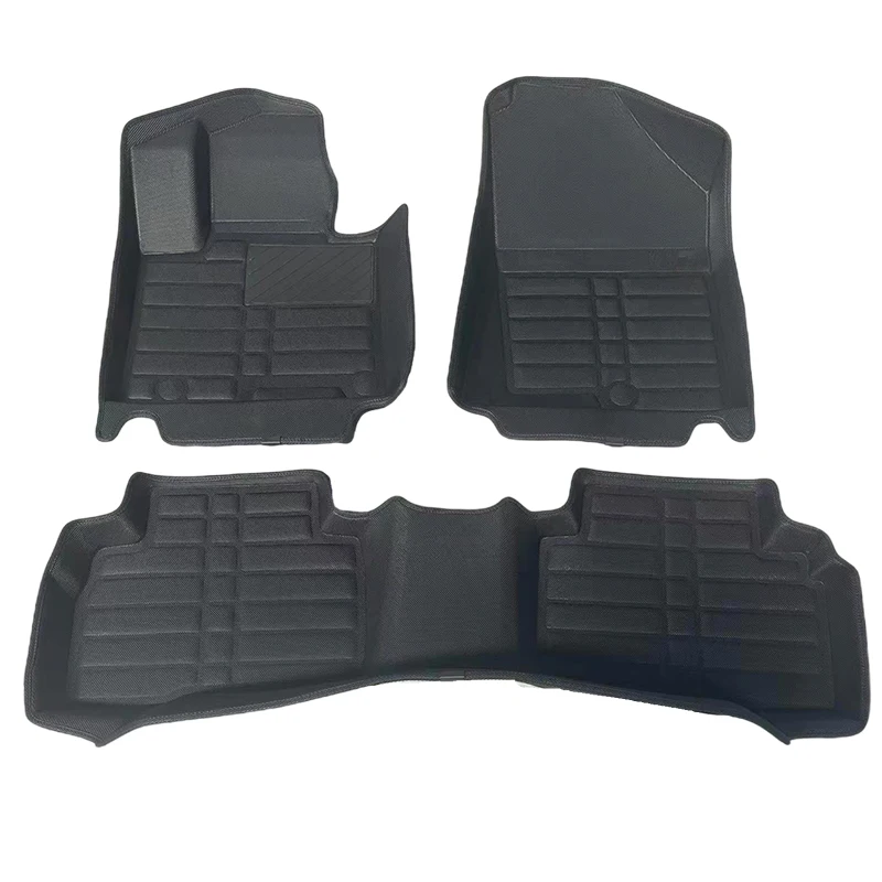 New wholesale low price customized hot sale luxury 5d all-weather waterproof non-slip pvc leather 7d car floor mats