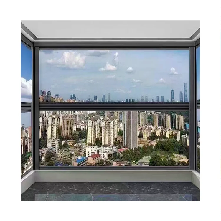 House Customized Luxury Aluminum Window Moderno Ventanas De Vidrio Smart Electric Glass Windows