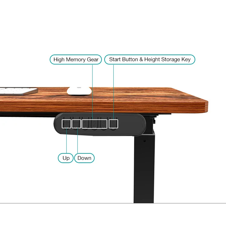 New Design Electric Office Use Single Motor Adjustable Height Standing Desk Frame