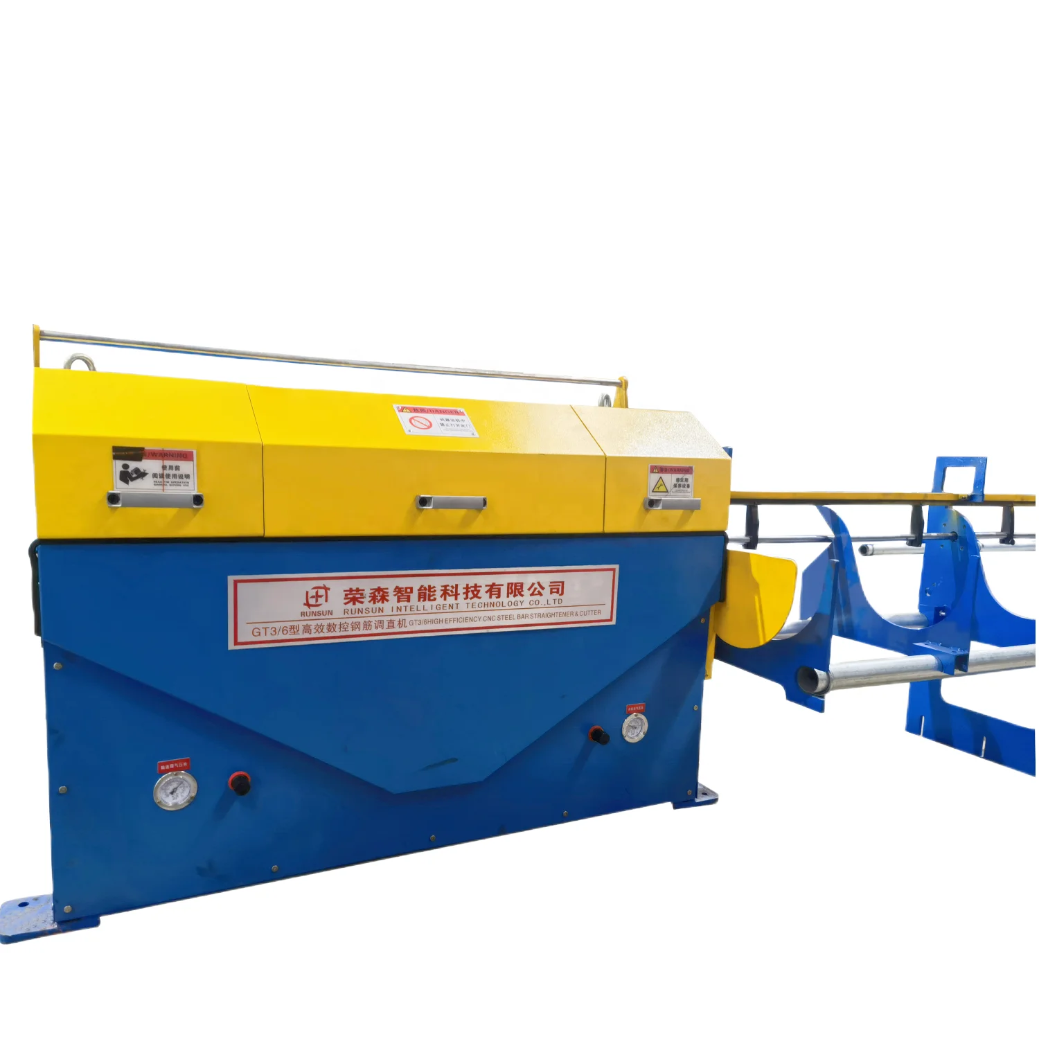 GT3-6 Steel Coil Wire Straightener and Cutter Servo Motor Cutter Type