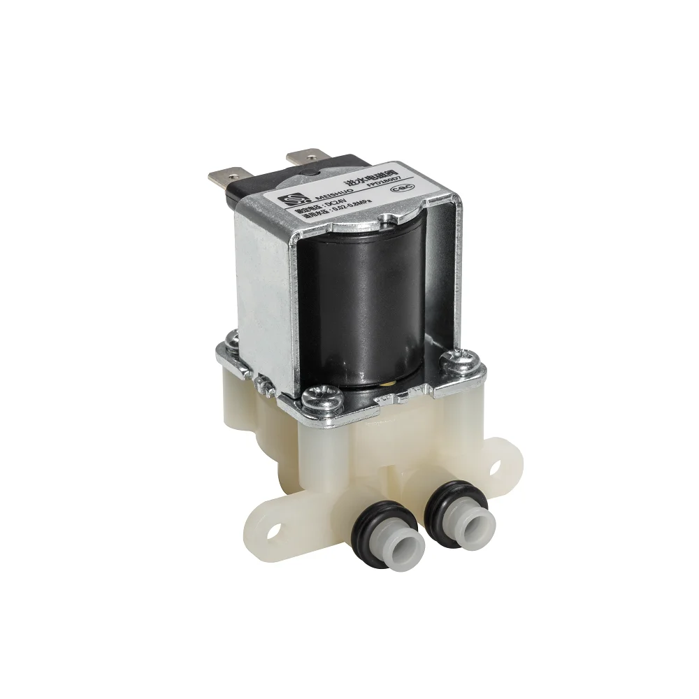 Meishuo FPD180D7 DC12V 24V 7mm plastic solenoid valve One Way Normally Closed water inlet valve For RO Water System