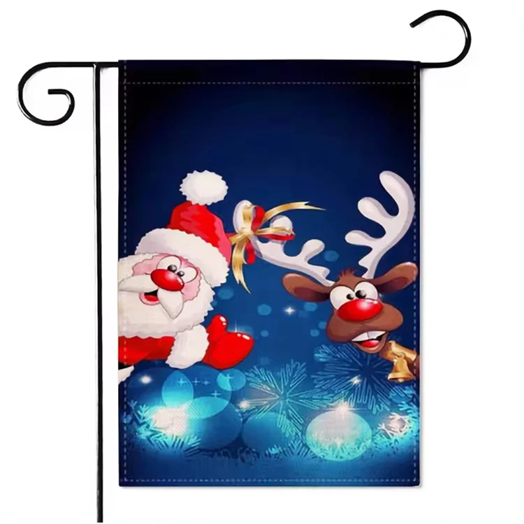 Customized silk screen printing blank polyester garden flag banner,blank garden flags for printing,wholesale garden flags